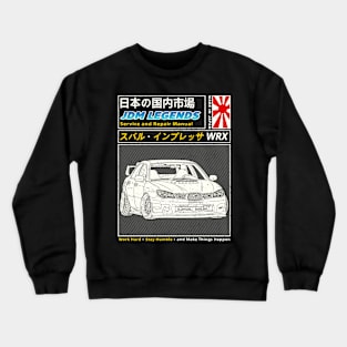 Subie Impreza WRX STi Hawk Eye Manual Book Cover Crewneck Sweatshirt